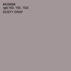 #A39698 - Dusty Gray Color Image
